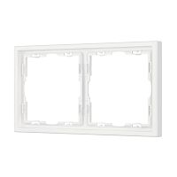 Рамка пластиковая Arlight FRM-NOBE-SFPL-2-WH 054215