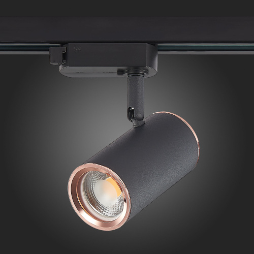 ST301.426.01 Св-к трек. Черный GU10 1*50W L104xW54xH111 220V Без ламп BASE фото 6
