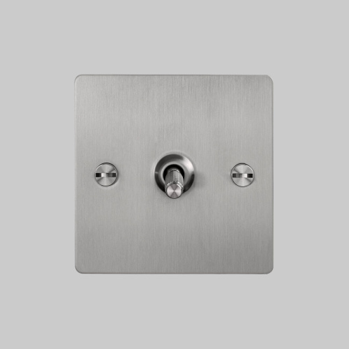 Выключатель 1G Toggle Steel фото 2