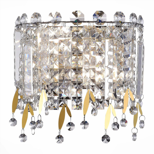 SL1655.201.02 Бра ST-Luce Золотистый/Прозрачный E14 2*40W DESIO фото 3