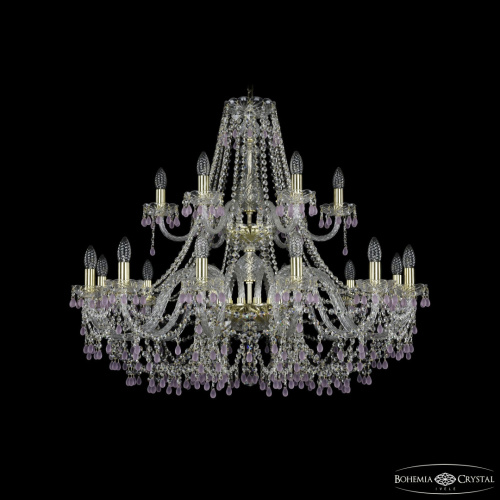Люстра хрустальная 1410/12+6/360/2d G V7010 Bohemia Ivele Crystal (Богемия Ивеле Кристалл)