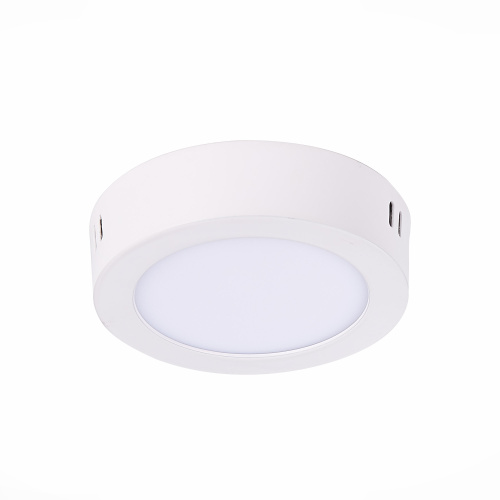 ST112.532.06 Светильник настенно-потолочный Белый LED 1*6W 3000K 330Lm Ra80 120° IP20 D110xH28 90-26 Накладные светильники фото 2