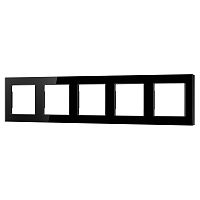 Рамка стеклянная FRM-GLARE-GS-5-BK Arlight 043806