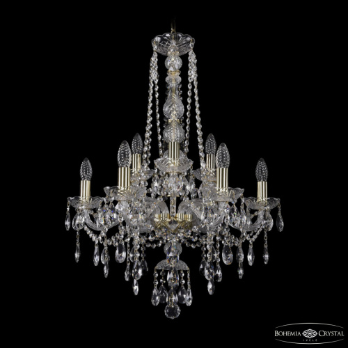 Люстра хрустальная 1415/6+3/200/h-77 G Люстра хрустальная 1415/6+3/200/h-77 G