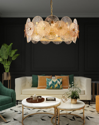 Люстра 8848-80 gold фото 3 Люстра 8848-80 gold фото 3