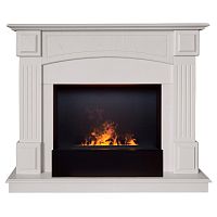 Каминокомплект CAROLINA/БОСТОН Береза белая с очагом Электроочаг CASSETTE/КАССЕТА 630