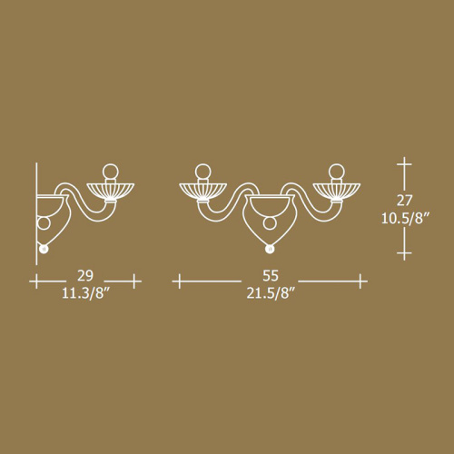 Бра VERONESE P2 фото 4
