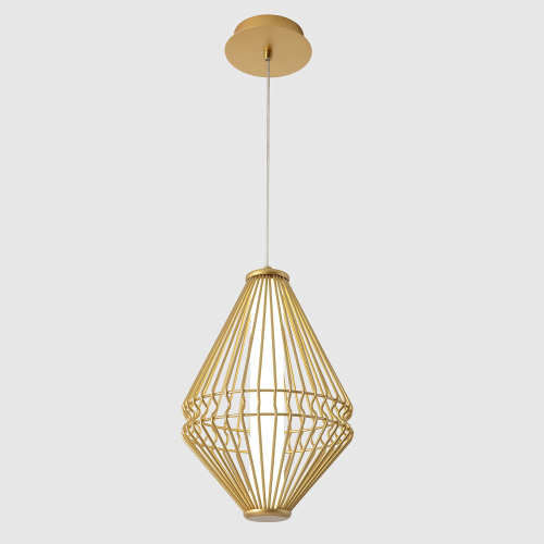 Светильник подвесной Crystal Lux CUADRA SP18W LED GOLD фото 4