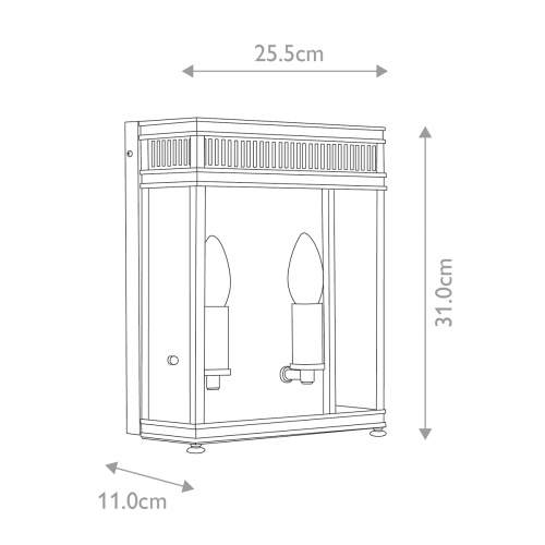 Настенный фонарь Elstead Lighting, Арт. HL7-M-BB фото 4