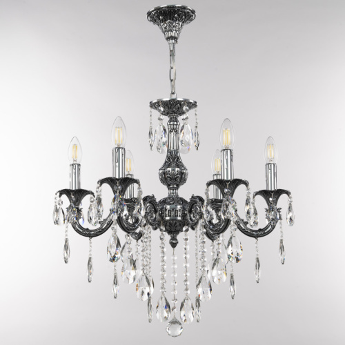 Люстра с хрустальными подвесками AL79101/6/175 B NB Bohemia Ivele Crystal (Богемия Ивеле Кристалл) фото 10