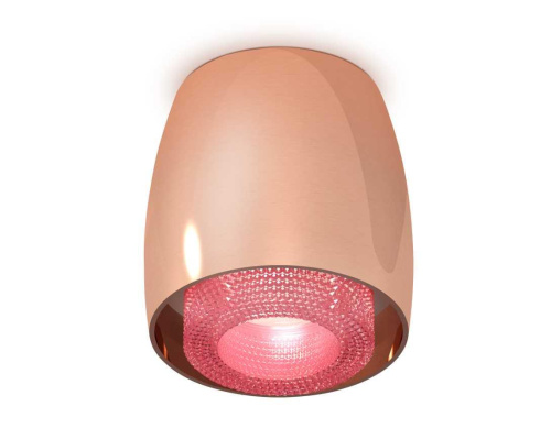 Комплект накладного светильника Ambrella light Techno Spot XS1144011 PPG/PI золото розовое полированное/розовый (C1144, N7193)