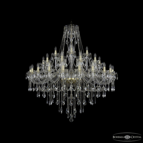 Люстра хрустальная 1415/20+10+5/460 G Люстра хрустальная 1415/20+10+5/460 G