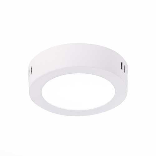 ST112.532.06 Светильник настенно-потолочный Белый LED 1*6W 3000K 330Lm Ra80 120° IP20 D110xH28 90-26 Накладные светильники фото 5