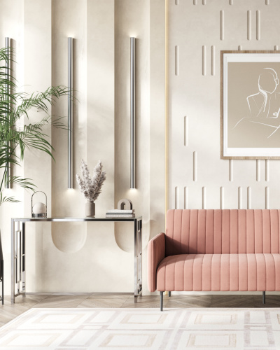 Консоль БРУКЛИН 115*30 серебро фото 4