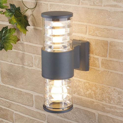 Настенный уличный светильник 1407 Techno cерый IP54 1407 Techno cерый фото 4