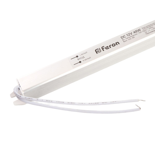 Трансформатор электронный для светодиодной ленты 48W 12V (драйвер), LB001 FERON фото 3