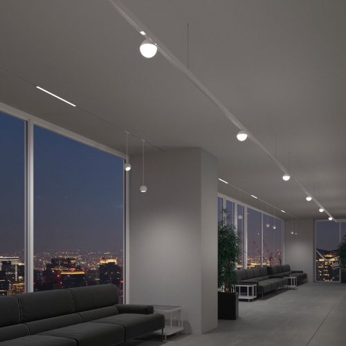 Трековый светильник 12 Вт 4200K Lars белый Slim Magnetic 85033/01 фото 5