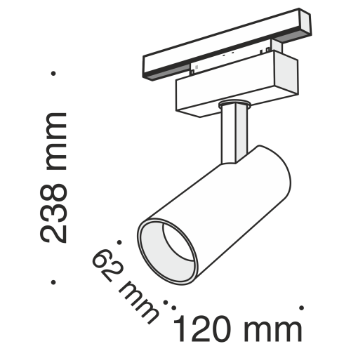 Трековый светильник Technical TR019-2-15W4K-B фото 4 Трековый светильник Technical TR019-2-15W4K-B фото 4