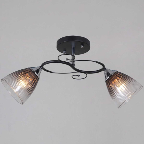 Потолочная люстра Reluce 13560-0.3-02 BK+CR Потолочная люстра Reluce 13560-0.3-02 BK+CR