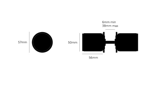 Дверная ручка Knob Brass cross set of 2 фото 6