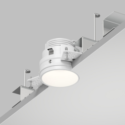 DK2146-WH Встраиваемый светильник для ГКЛ SPOT HIDE, до 15 Вт LED, GU10, IP20, алюминий, белый фото 5