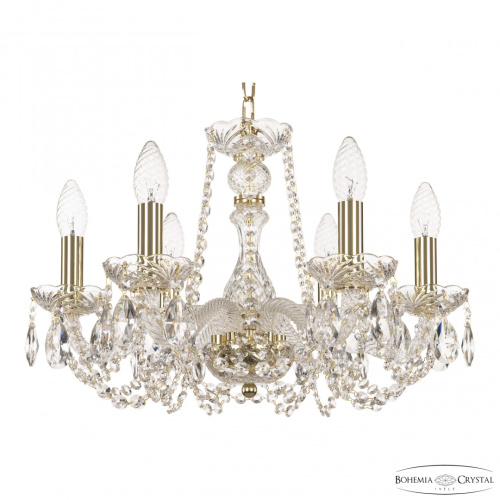 Люстра хрустальная 119/6/165 G Bohemia Ivele Crystal (Богемия Ивеле Кристалл)