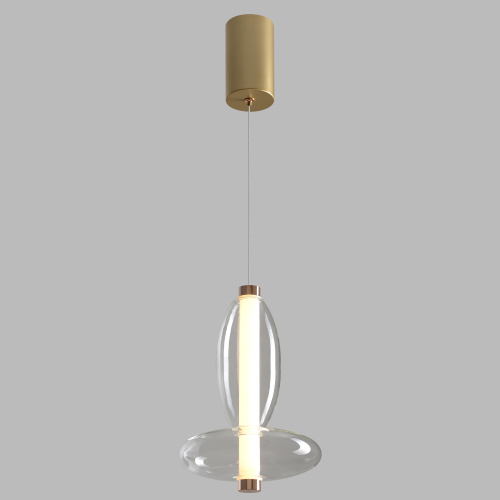 Светильник подвесной Crystal Lux QUASAR SP7W LED TRANSPARENT фото 5