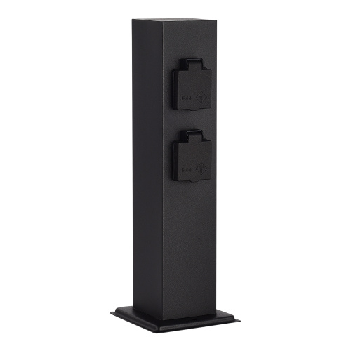 SL9012.415.00 Столб уличный 4 розетки ST-Luce черный 3500W SOCKET фото 2