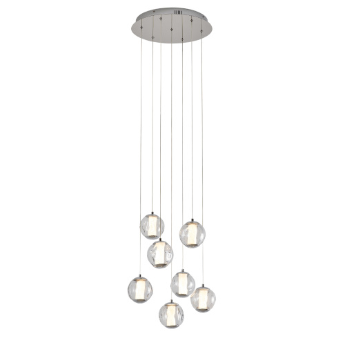 Подвесной светильник OD2437-7 gold/clear фото 2