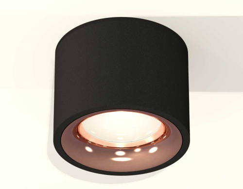 Комплект накладного светильника Ambrella light Techno Spot XS7511025 SBK/PPG черный песок/золото розовое полированное (C7511, N7015) фото 2