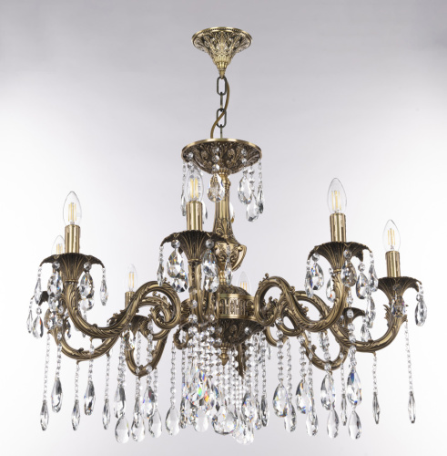 Люстра с хрустальными подвесками AL79101/8/250 A FP Bohemia Ivele Crystal (Богемия Ивеле Кристалл) фото 4 Люстра с хрустальными подвесками AL79101/8/250 A FP Bohemia Ivele Crystal (Богемия Ивеле Кристалл) фото 4