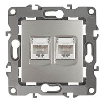 Розетка информационная 2XRJ45 ЭРА 12 12-3108-15 Б0019357
