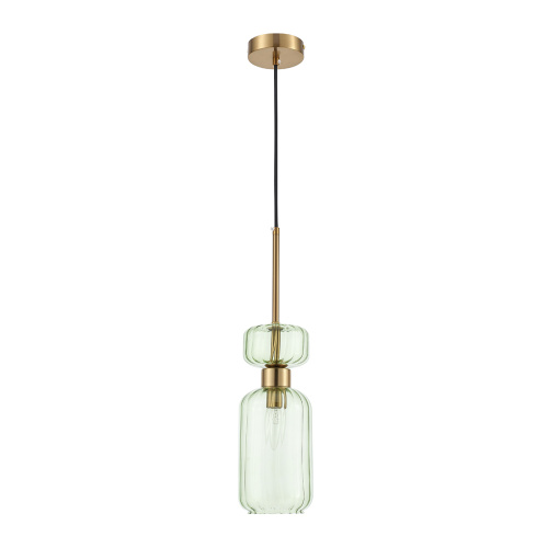 Подвесной светильник Escada 1141/1S E14*60W Antigue copper/Green фото 2