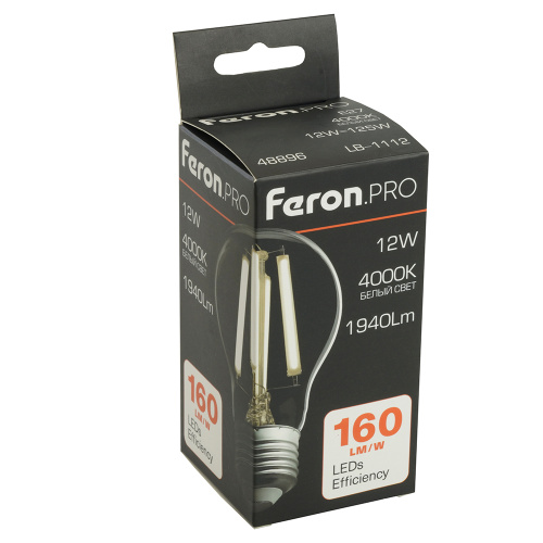 Лампа светодиодная Feron.PRO LB-1112 Шар E27 1940LM 12W 175-265V 4000K фото 9