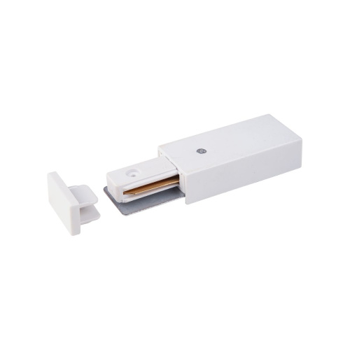 Ввод питания и заглушка торцевая для однофазного шинопровода белый TRP-1-1-WH фото 4