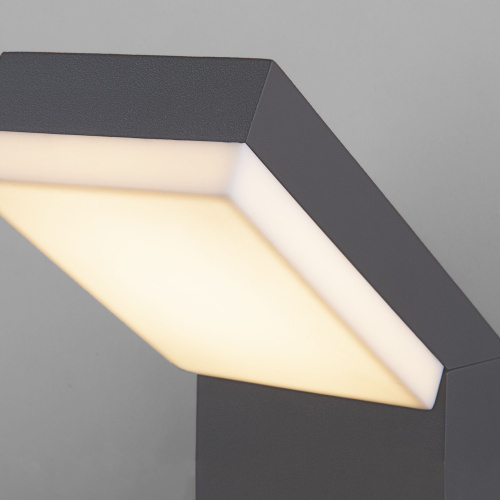 Уличный настенный светодиодный светильник Sensor IP54 с датчиком движения 1541 TECHNO LED серый фото 2