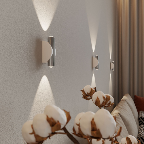Настенный светодиодный светильник Steel LED белый/сталь 40109/LED белый/сталь фото 3