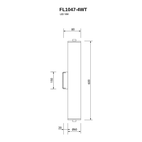 Бра Charme FL1047-4WT фото 4 Бра Charme FL1047-4WT фото 4