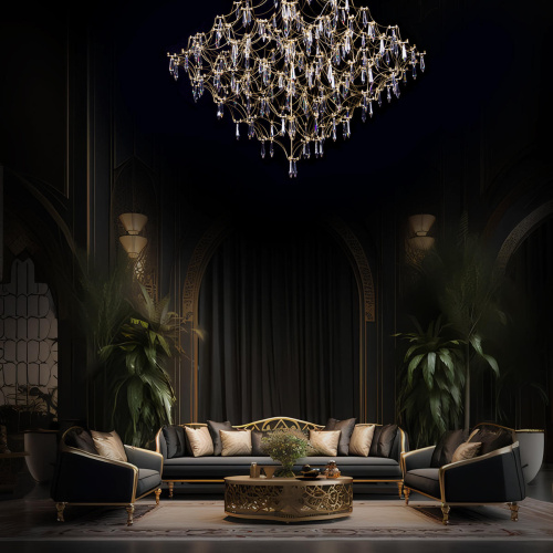 10259/800 Gold Asfour Подвесной светильник LOFT IT Mira фото 4