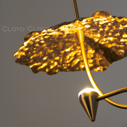 Подвесной светильник Cloyd KIRIBATI P1 / Ø25 см - латунь (арт.11375) фото 4