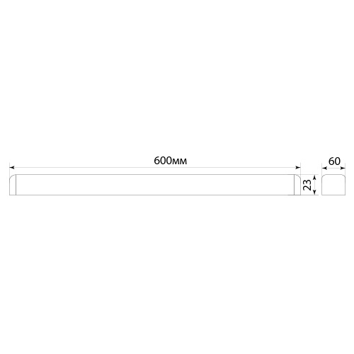Светильник светодиодный линейный Feron AL5020 IP40 18W 4000K 600*19*60мм фото 3