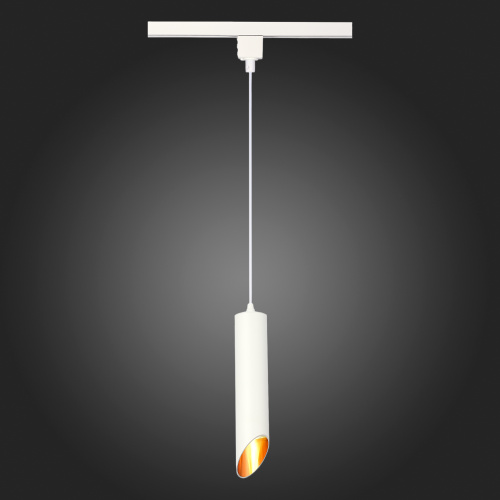 ST152.506.01 Светильник трековый Белый GU10 1*50W IP20 D60xH300 220V Без ламп BASE фото 4