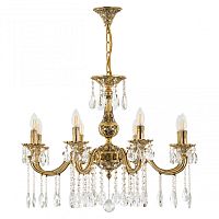 Люстра с хрустальными подвесками AL78101/8/250 A GB Bohemia Ivele Crystal (Богемия Ивеле Кристалл)