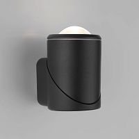 Уличный поворотный светодиодный настенный светильник GIRA U LED IP54 35127/U черный