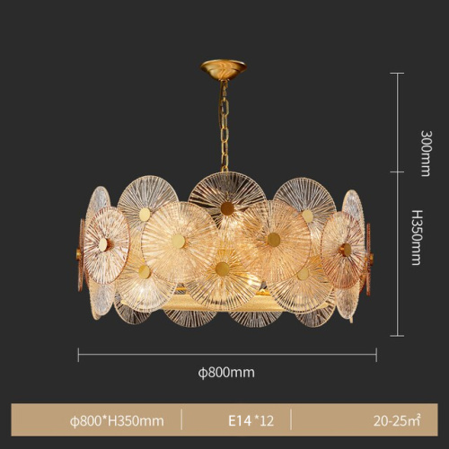 Люстра 8848-80 gold фото 2 Люстра 8848-80 gold фото 2