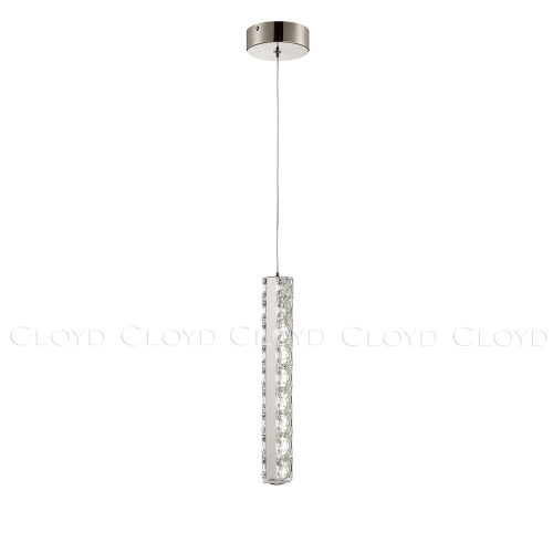 Подвесной светильник Cloyd ELATA P1 / выс. 38 см - хром (арт.11559)