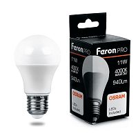 Лампа светодиодная Feron.PRO LB-1011 Шар E27 11W 175-265V 4000K