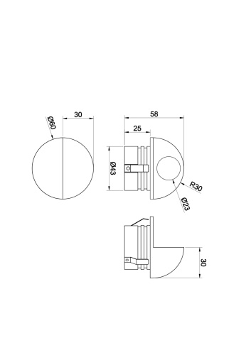 Уличный настенный светильник Outdoor O033WL-L3W3K фото 5
