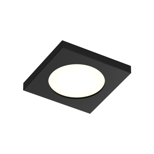 DK3015-BK Встраиваемый светильник влагозащ., IP 44, 50 Вт, GU10, черный, алюминий фото 6