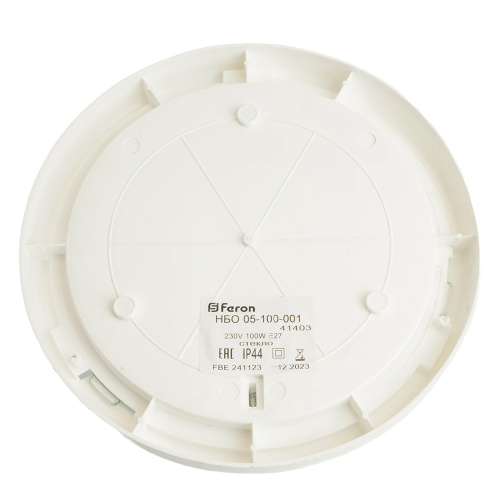 Светильник накладной IP44, 220V 100Вт Е27, НБО 05-100-001 фото 5